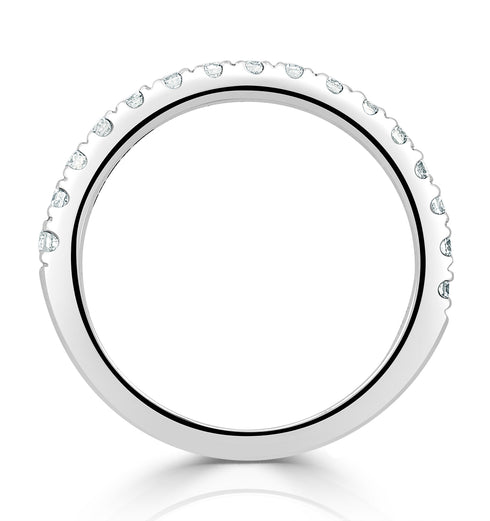 Cleopatra Matching Wedding Band 0.35ct G/Si Diamond in Platinum
